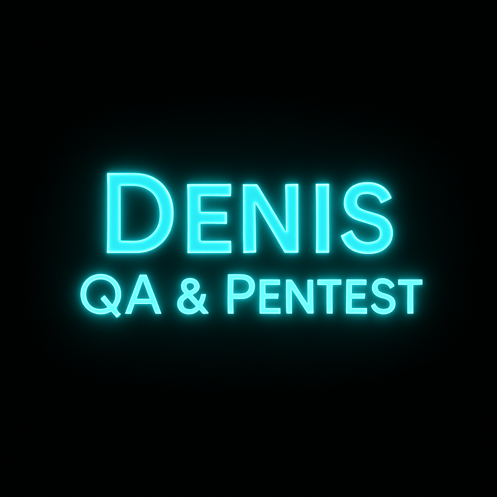 Logo Denis | QA & Pentest